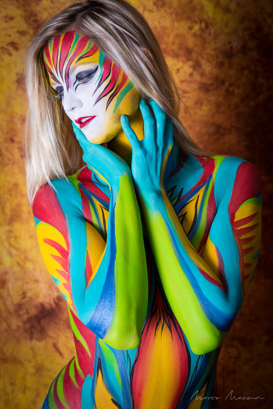 Body paint Photography by Marco Mazzini 